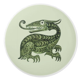 William De Morgan's Jabberwock Ceramic Knob Knopp