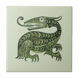 William De Morgan's Jabberwock Kakelplatta