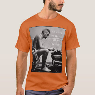 William Faulkner porträtt och citat När man skrive T Shirt