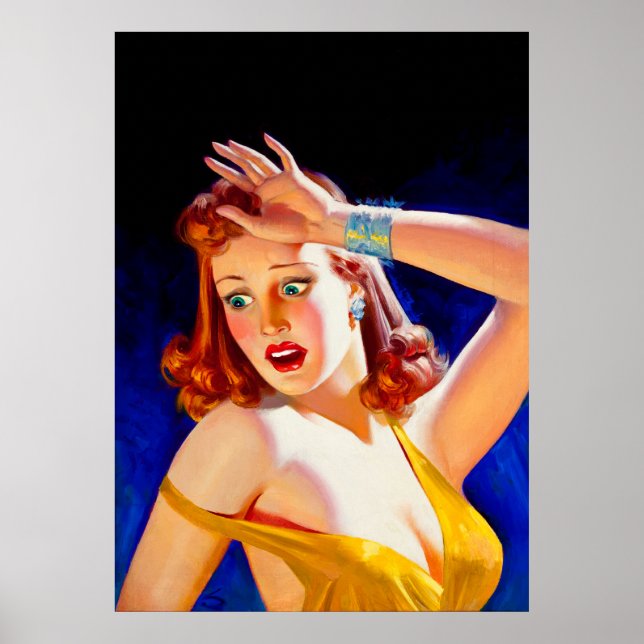 William Fulton Soare: Menace Pulp Cover Poster (Framsidan)