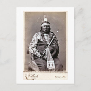William Gilbert Gaul Native Indian Vykort