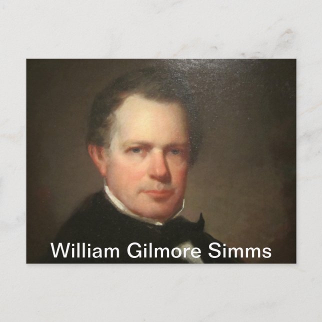 William Gilmore Simms Vykort (Framsida)