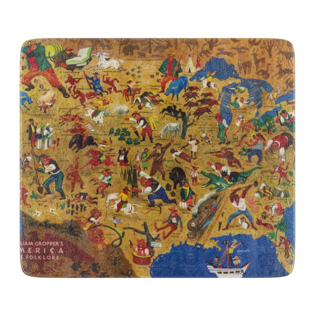 William Groppers Amerika - tecknadFolklore (Framsidan)