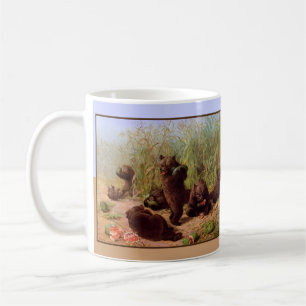 William H. Beard - Bears in Watermelon Patch Kaffemugg