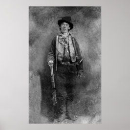 William H. Bonney, Billy Kid, fredlös i Vilda Väst Poster