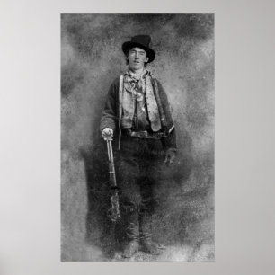 William H. Bonney, Billy Kid, fredlös i Vilda Väst Poster