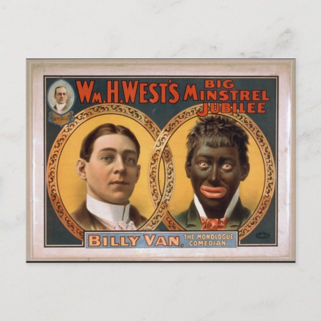 William H. Väster, Big minstrel Jubilee, Billy Van Vykort (Framsida)