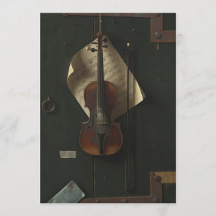 William Harnett The Old Violin Inbjudningar