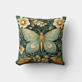 William Harris Butterfly Art Pillow Kudde