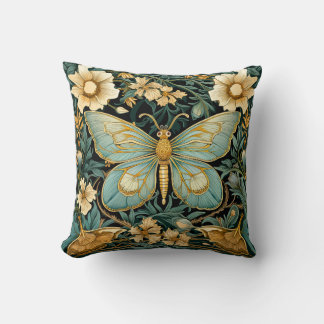 William Harris Butterfly Art Pillow Kudde