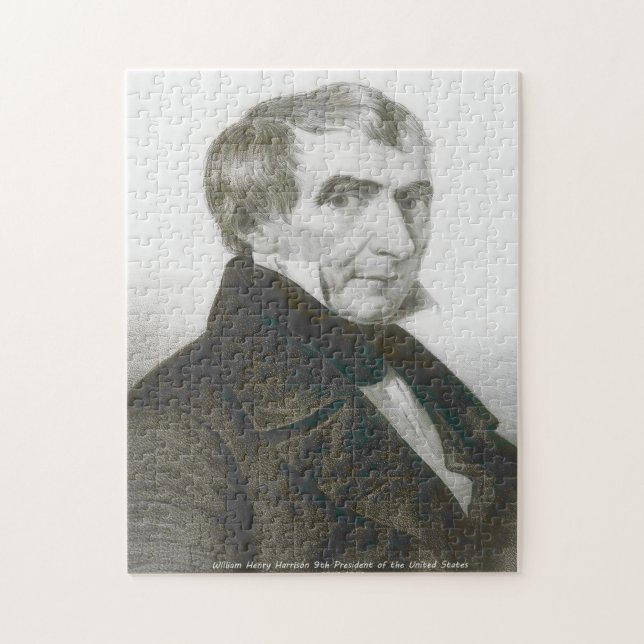 William Harrison 9:e presidenten i Amerika. Pussel (Vertikal)