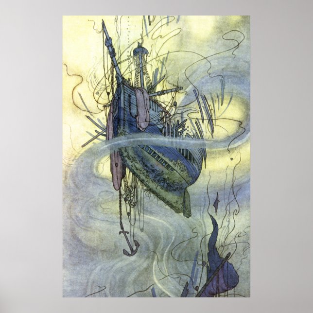 William Heath Robinson - A Sång på engelska Poster (Framsidan)