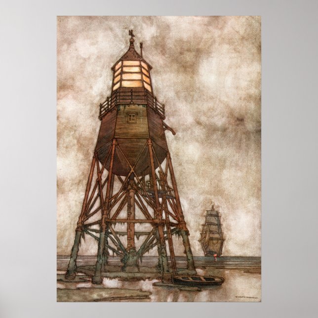 William Heath Robinson - A Sång på engelska Poster (Framsidan)