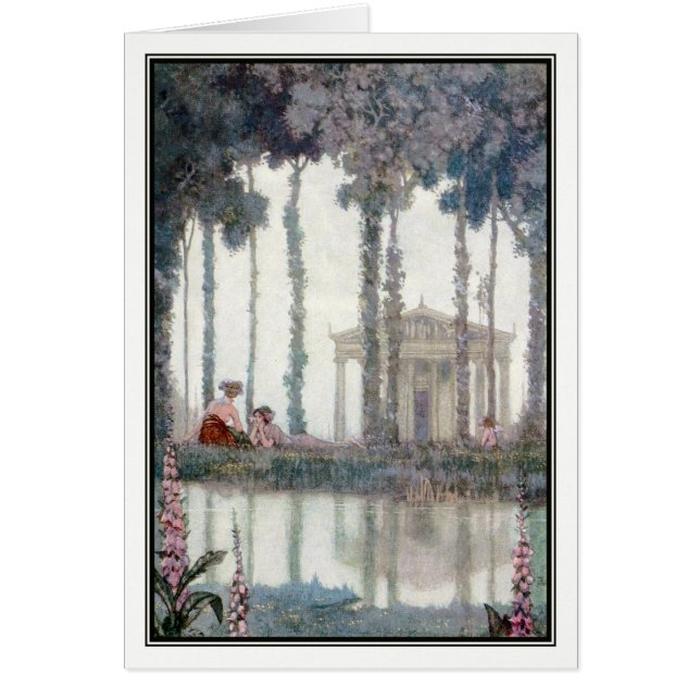 William Heath Robinson - Hermia Hälsningskort (Framsidan)