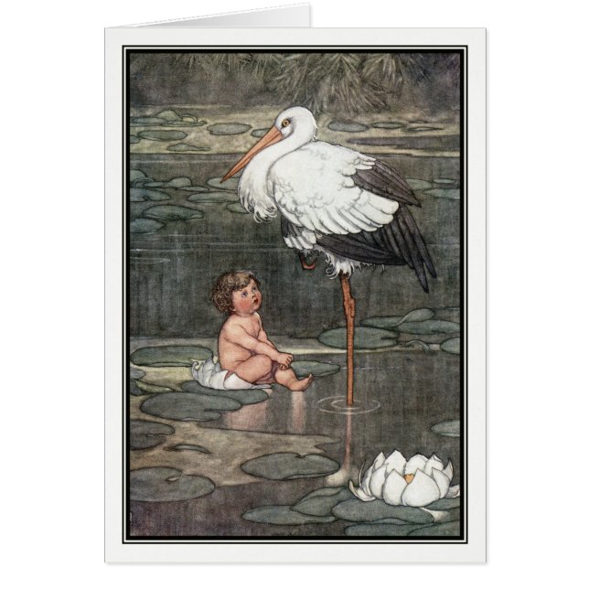 William Heath Robinson - Marshkung dotter Hälsningskort (Framsidan)