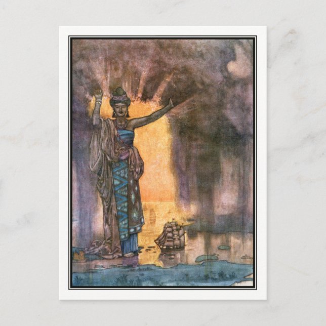 William Heath Robinson - Singapore Vykort (Framsida)