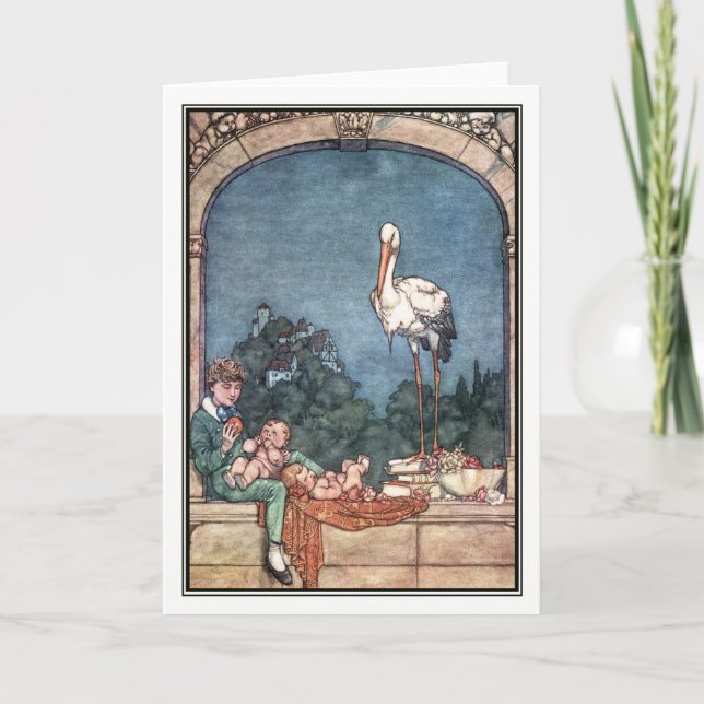 William Heath Robinson - storksna Meddelande (Framsida)