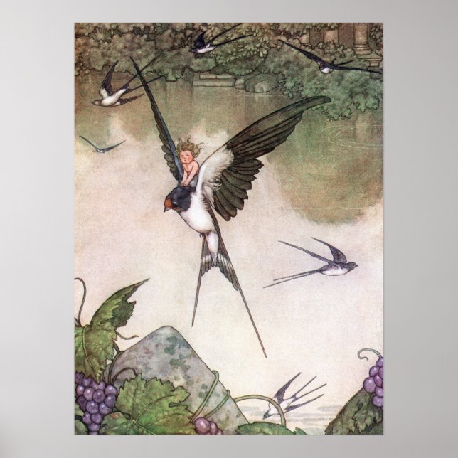 William Heath Robinson - Tommelise Poster (Framsidan)