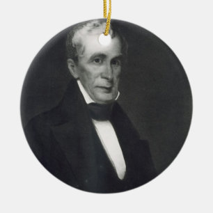 William Henry Harrison 9th president av förena Julgransprydnad Keramik