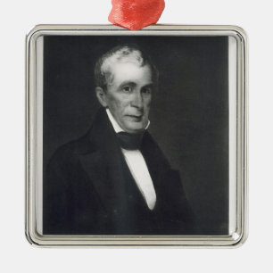 William Henry Harrison 9th president av förena Julgransprydnad Metall