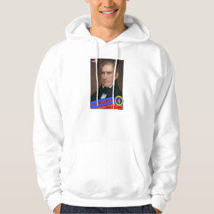 William Henry Harrison Basebollkort Hoodie