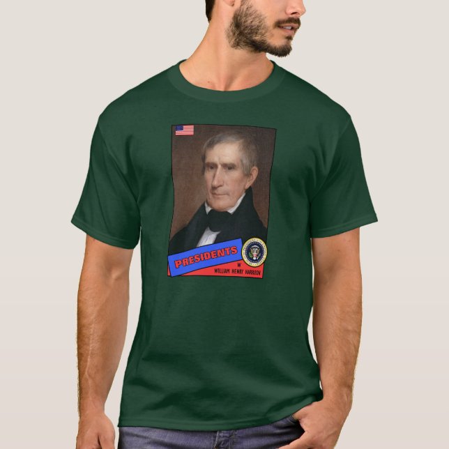 William Henry Harrison Basebollkort Tröja (Framsida)