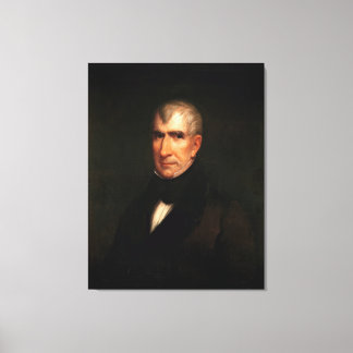 WILLIAM HENRY HARRISON by James Reid Lambdin Print Canvastryck