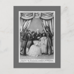 William Henry Harrison Dödssäng Vykort