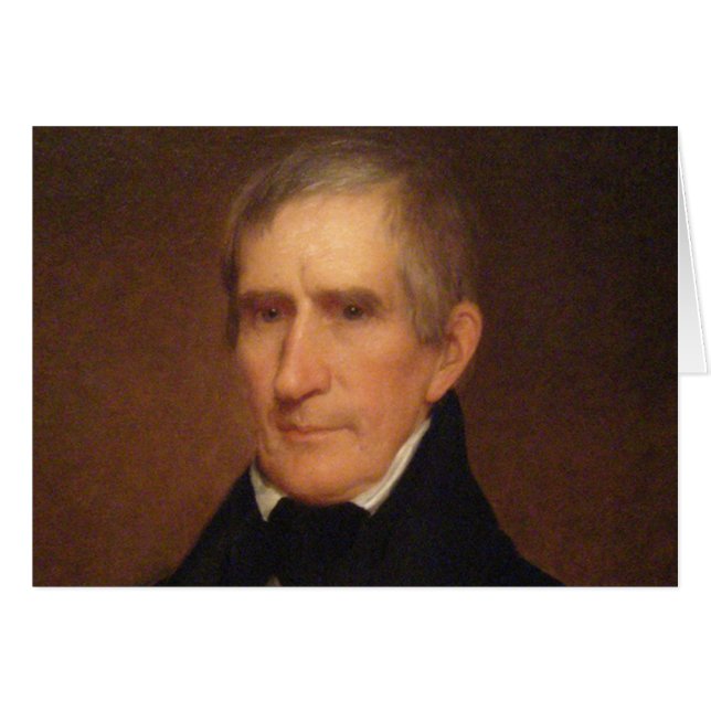 William Henry Harrison Hälsningskort (Framsidan Horizontal)
