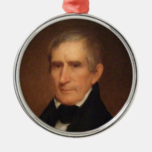 William Henry Harrison Julgransprydnad Metall