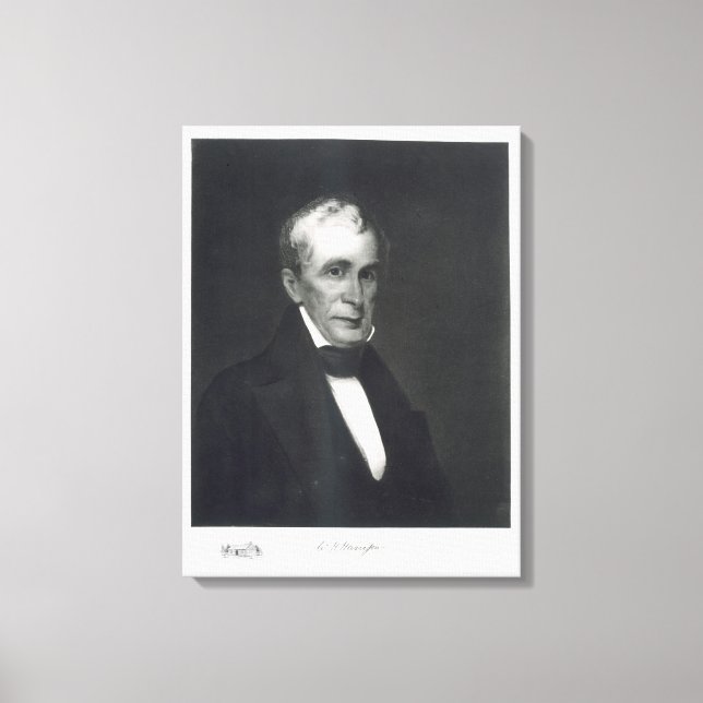 William Henry Harrison, Nittonde president för för Canvastryck (Framsida)