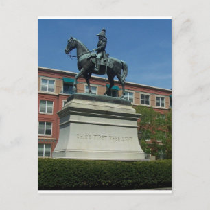 William Henry Harrison statue Vykort