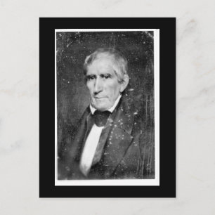 William Henry Harrison vintage fotovykort Vykort