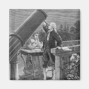 William Herschel upptäcker planet Uranus Magnet