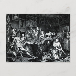 William Hogarth Art Vykort