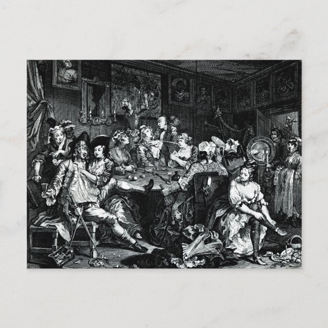 William Hogarth Art Vykort (Framsida)