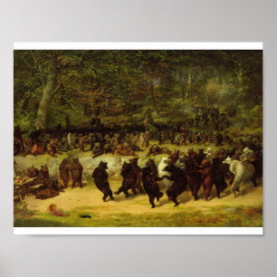William Holbrook Beard - Bear Dance Poster