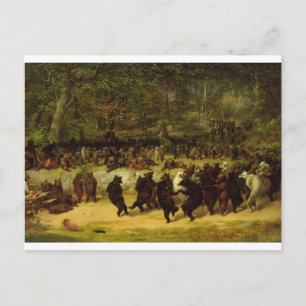 William Holbrook Beard - Bear Dance Vykort
