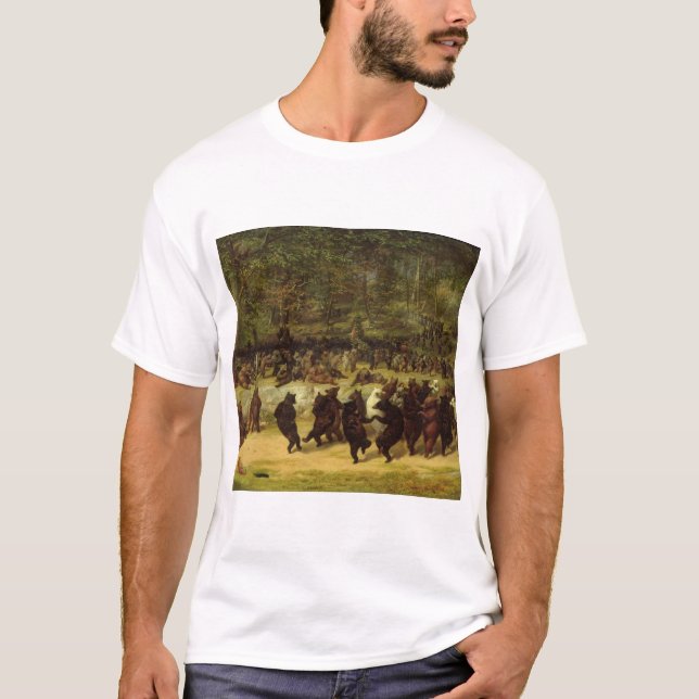 William Holbrook Beard - björndansen T Shirt (Framsida)