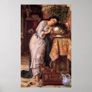 William Holman Hunt Isabella och Basil Pot Poster