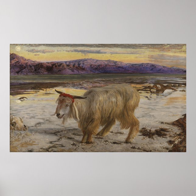 William Holman Hunt Scapegeten Poster (Framsidan)
