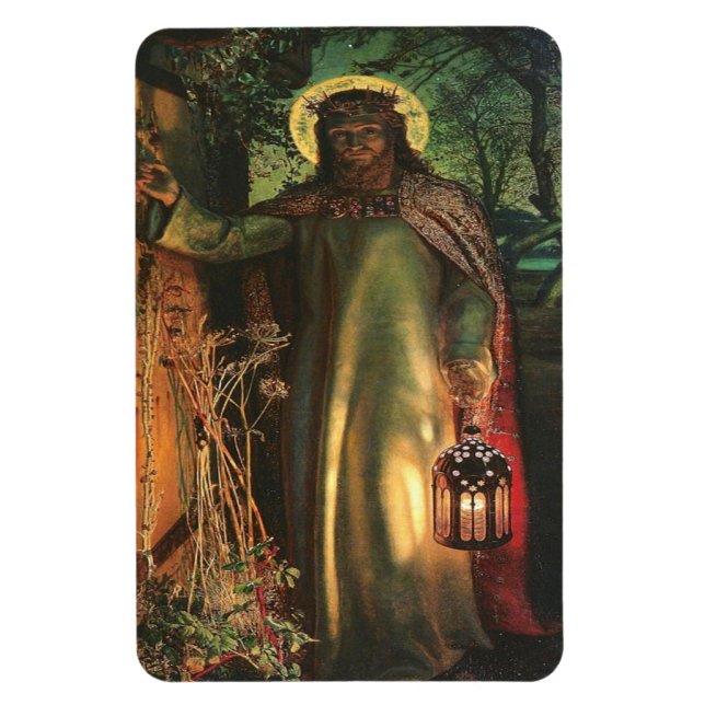 William Holman Hunt the Light of the World Magnet (Vertikal)