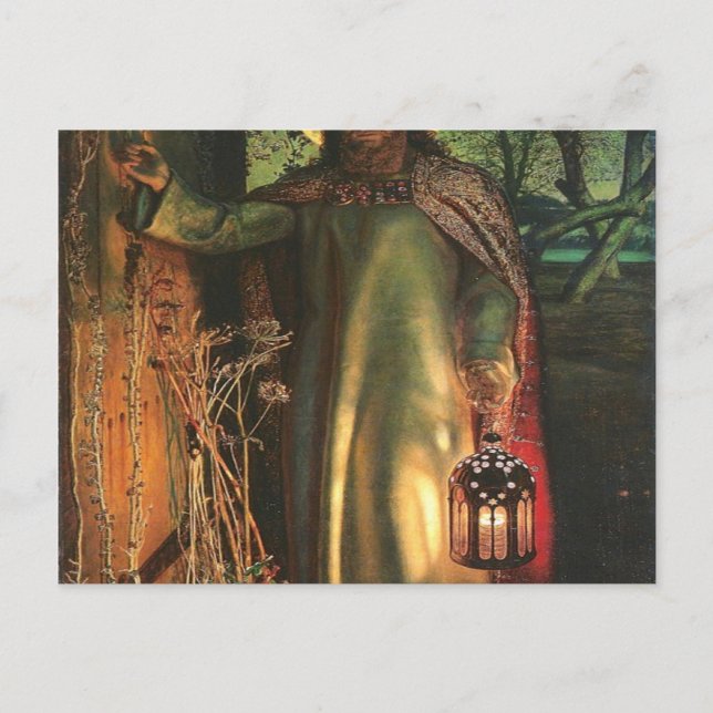 William Holman Hunt the Light of the World Vykort (Framsida)