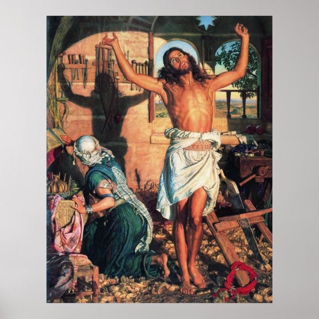 William Holman Hunt The Shadow of Death Poster (Framsidan)