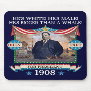 William Howard Taft 1908 kampanj Mousepad Musmatta