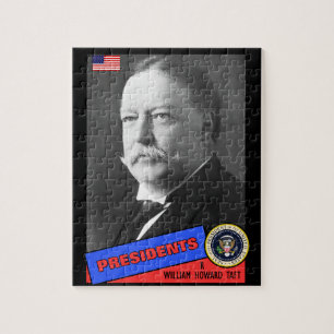 William Howard Taft Basebollkort Pussel