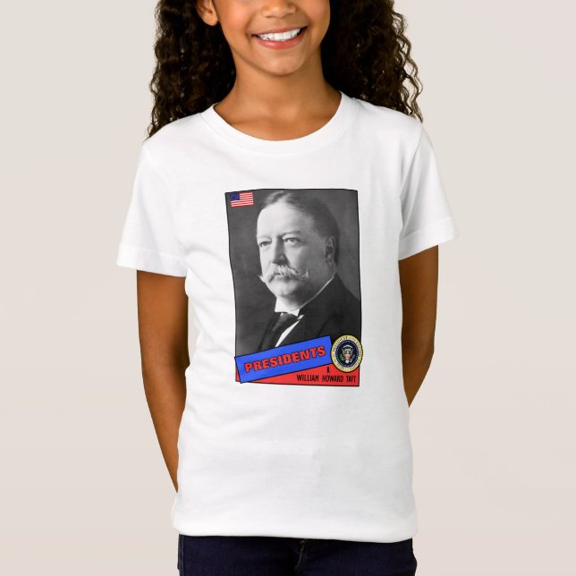 William Howard Taft Basebollkort T-shirt (Framsida)