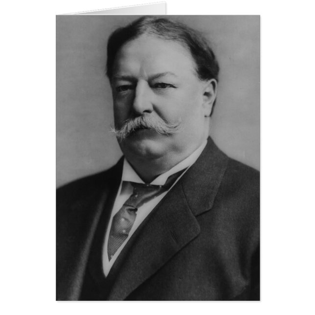 William Howard Taft Hälsningskort (Framsidan)