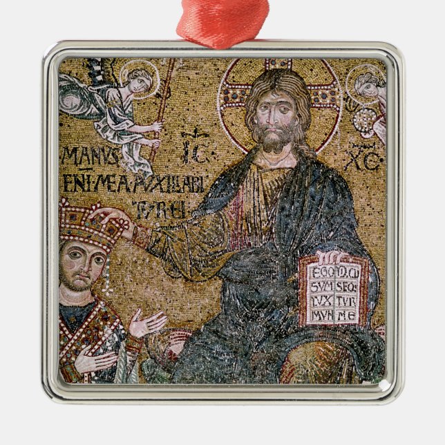 William II kung av Sicily Julgransprydnad Metall (Framsidan)