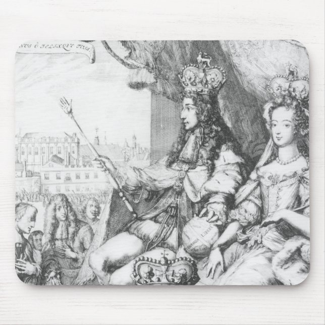 William III och Mary II Musmatta (Framsidan)